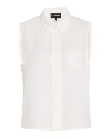 Emporio Armani Sleeveless Button-Down Blouse | Thumbnail 1
