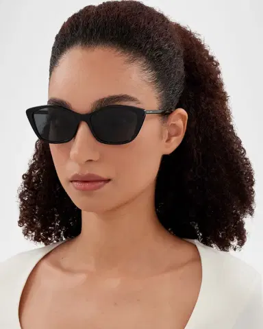 Saint Laurent Cat-Eye Acetate Sunglasses | Thumbnail 3