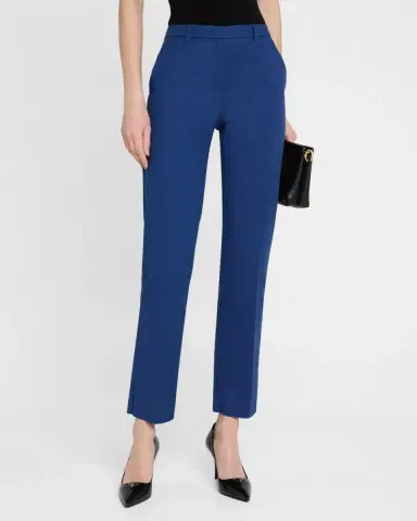 Emporio Armani Cotton Couture Cropped Slim Trousers | Thumbnail 4 Emporio Armani Cotton Couture Cropped Slim Trousers | Thumbnail 4