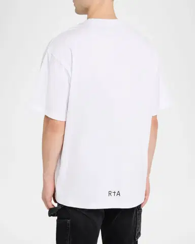 RTA Men's Colin Cotton Chest-Logo T-Shirt | Thumbnail 3 RTA Men's Colin Cotton Chest-Logo T-Shirt | Thumbnail 3