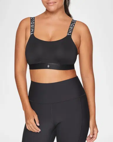 ThirdLove Kinetic Logo-Print Sports Bra | Thumbnail 2