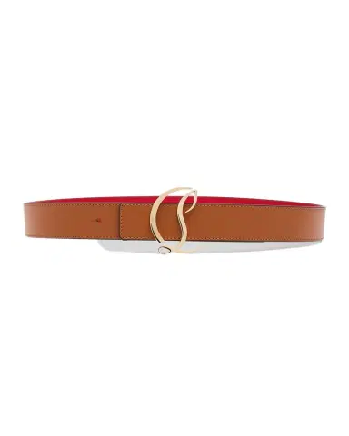 Christian Louboutin CL Logo Leather Belt | Thumbnail 1