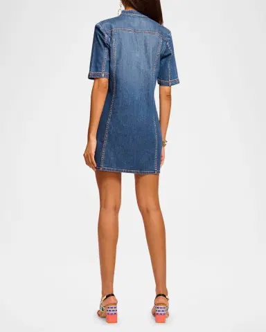 Ramy Brook Skylar Denim Mini Dress | Thumbnail 3 Ramy Brook Skylar Denim Mini Dress | Thumbnail 3