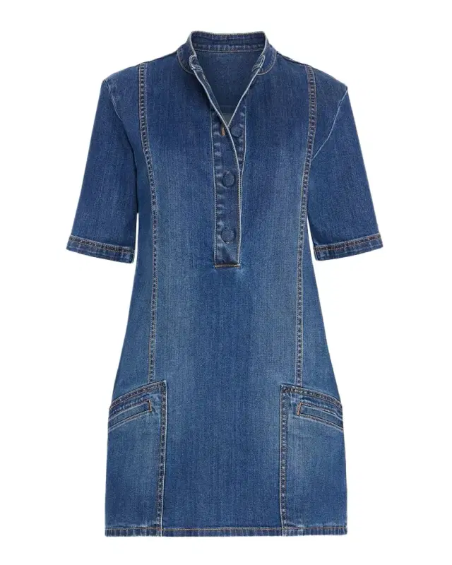 Ramy Brook Skylar Denim Mini Dress