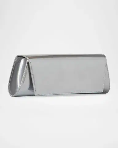 Akris Anouk Small Metallic Leather Clutch Bag | Thumbnail 2