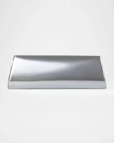 Akris Anouk Small Metallic Leather Clutch Bag | Thumbnail 5