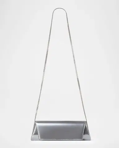 Akris Anouk Small Metallic Leather Clutch Bag | Thumbnail 6