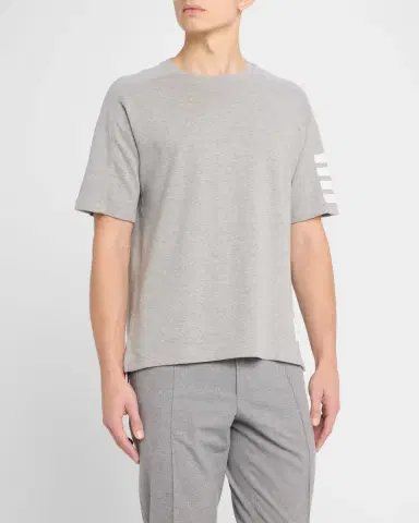 Thom Browne Men's 4-Bar Milano T-Shirt | Thumbnail 3