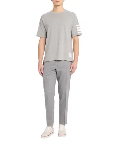 Thom Browne Men's 4-Bar Milano T-Shirt | Thumbnail 1