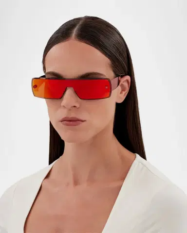 Alaïa Shield Metal Sunglasses | Thumbnail 4 Alaïa Shield Metal Sunglasses | Thumbnail 4