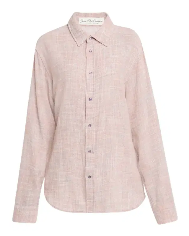 Space Dye Gauze Cashmere Shirt
