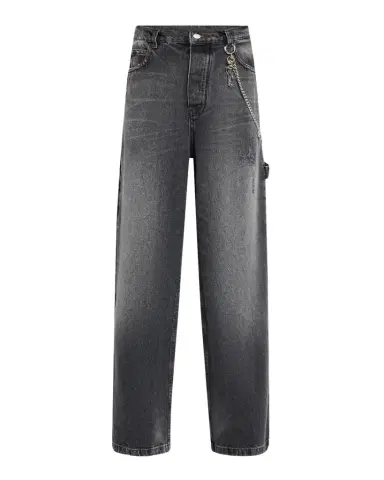 Marc Jacobs Charm Chain Oversized Wide-Leg Jeans | Thumbnail 1 Marc Jacobs Charm Chain Oversized Wide-Leg Jeans | Thumbnail 1