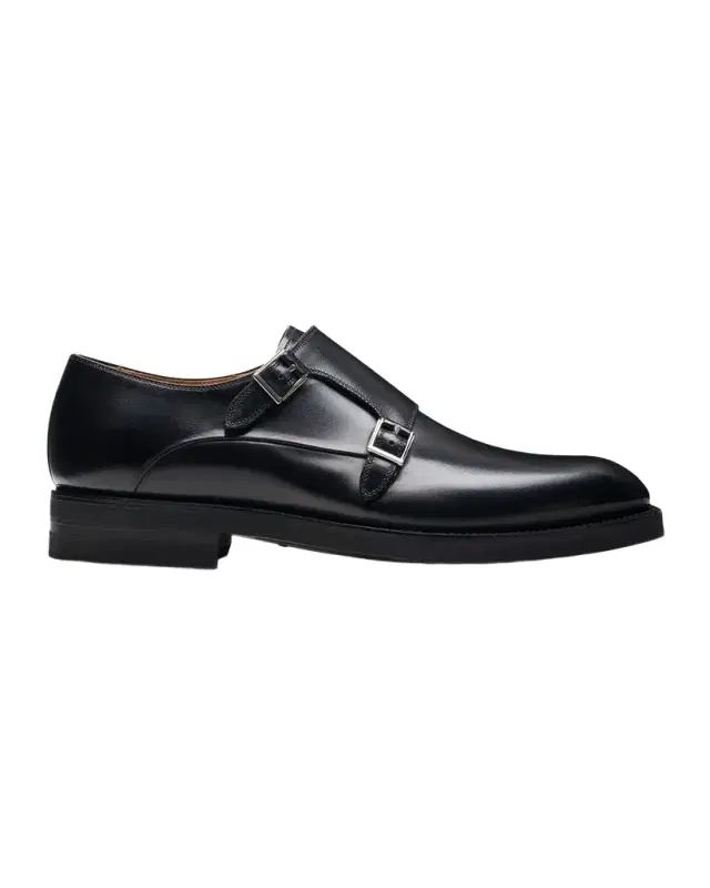 Magnanni Men 's Omnia Double Monk Strap Loafers
