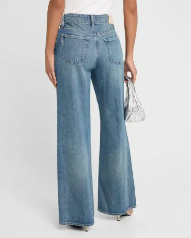 PAIGE Zoey Wide-Leg Jeans with Tie | Thumbnail 3