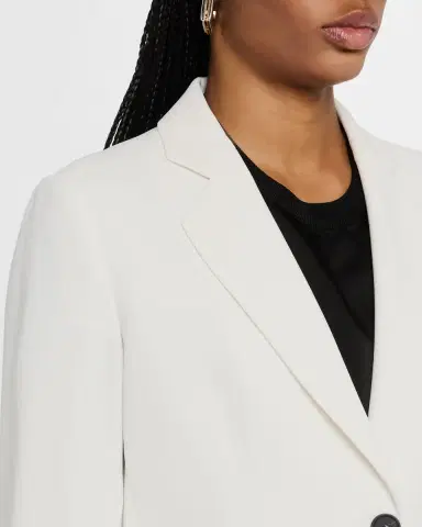 Emporio Armani Single-Breasted Contrast Button Blazer | Thumbnail 5