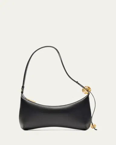 Jacquemus Le Grand Bisou Perle Leather Shoulder Bag | Thumbnail 11
