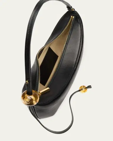 Jacquemus Le Grand Bisou Perle Leather Shoulder Bag | Thumbnail 12