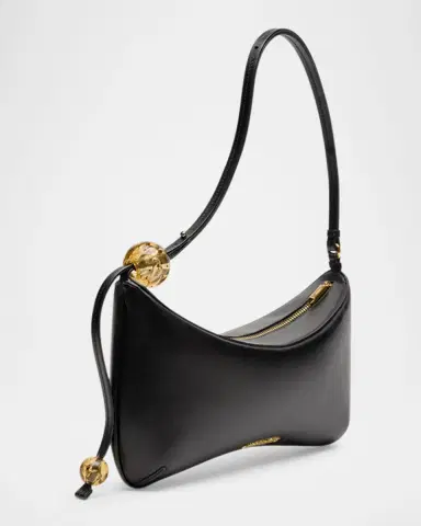 Jacquemus Le Grand Bisou Perle Leather Shoulder Bag | Thumbnail 4