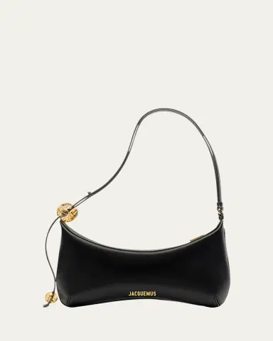 Jacquemus Le Grand Bisou Perle Leather Shoulder Bag | Thumbnail 10