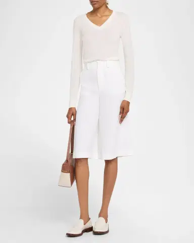 Loro Piana Drake Antigua Linen Wide-Leg Culotte Trousers | Thumbnail 2 Loro Piana Drake Antigua Linen Wide-Leg Culotte Trousers | Thumbnail 2