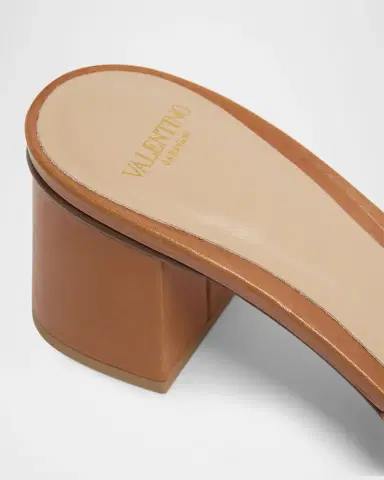 Valentino Garavani VLogo Medallion Cherry Slide Sandals | Thumbnail 3