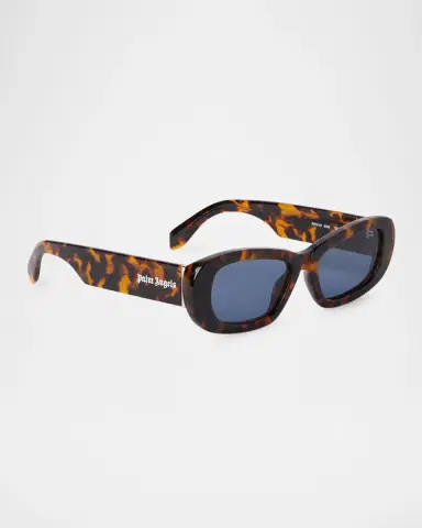 Palm Angels Dana Oval Acetate Sunglasses | Thumbnail 2 Palm Angels Dana Oval Acetate Sunglasses | Thumbnail 2
