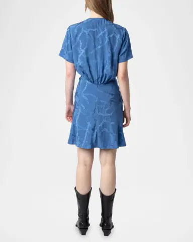 Zadig & Voltaire Rozom Chain Jacquard Mini Dress | Thumbnail 3