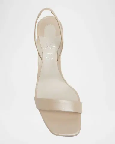 Christian Louboutin 55mm Condora Leather Slingback Sandals | Thumbnail 3
