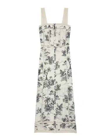 Zadig & Voltaire Renaid Tropical Island Midi Dress | Thumbnail 1 Zadig & Voltaire Renaid Tropical Island Midi Dress | Thumbnail 1