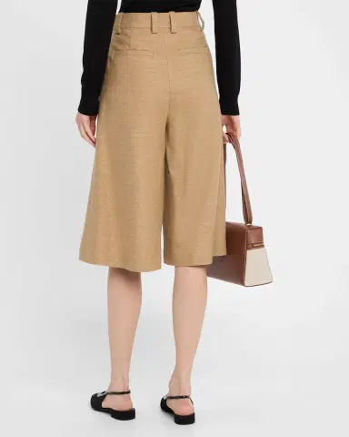 Loro Piana Drake Light Wool Cashmere Bermuda Shorts | Thumbnail 3
