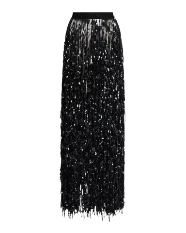 Lapointe Sequin Fringed Maxi Pencil Skirt | Thumbnail 1