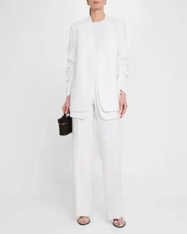 Lafayette 148 New York Sullivan High-Rise Wide-Leg Pants | Thumbnail 2 Lafayette 148 New York Sullivan High-Rise Wide-Leg Pants | Thumbnail 2