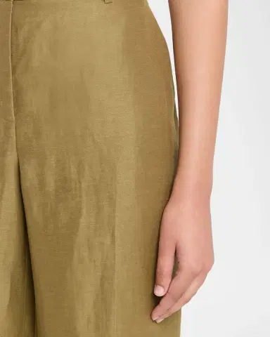 Lafayette 148 New York Gates High-Rise Straight-Leg Linen-Blend Pants | Thumbnail 5 Lafayette 148 New York Gates High-Rise Straight-Leg Linen-Blend Pants | Thumbnail 5