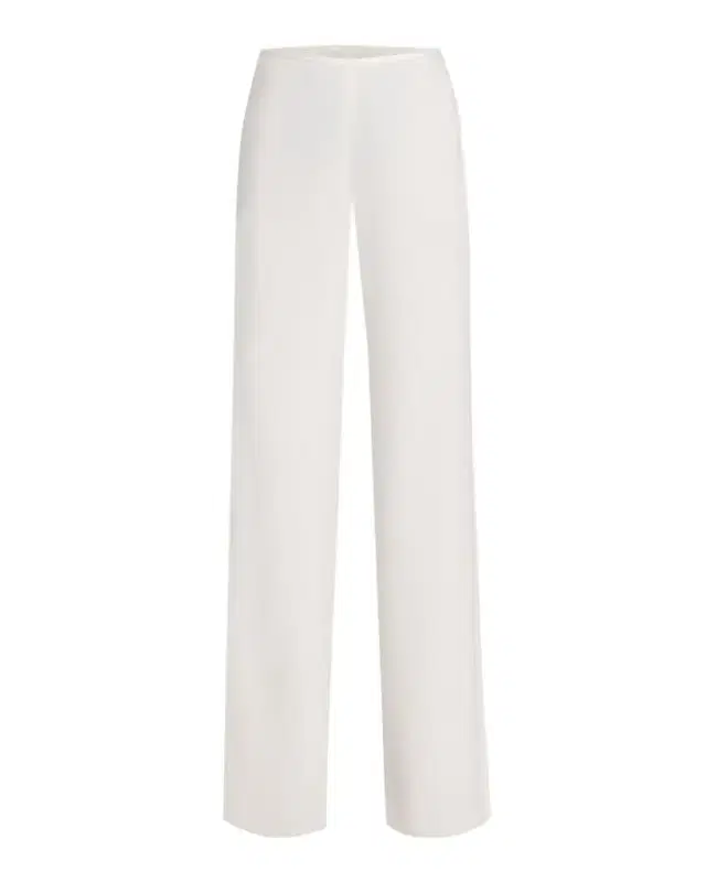 High-Rise Straight-Leg Trousers