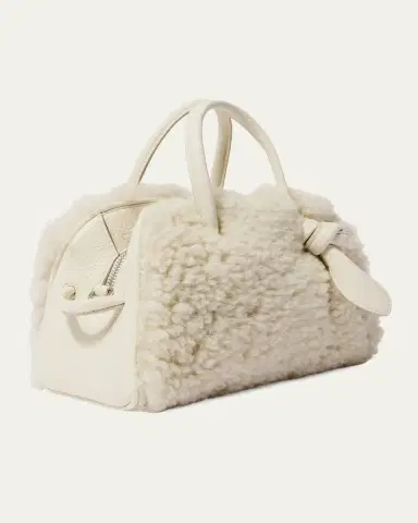 Jacquemus Le Petit Turismo Croc-Embossed Suede Bowling Bag | Thumbnail 4 Jacquemus Le Petit Turismo Croc-Embossed Suede Bowling Bag | Thumbnail 4
