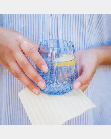Vietri Francesca Double Old Fashioned Glass, 16 oz. | Thumbnail 2