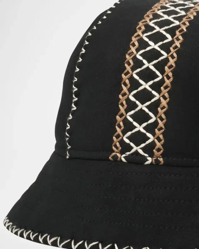 Atherson Embroidered Shearling Hat
