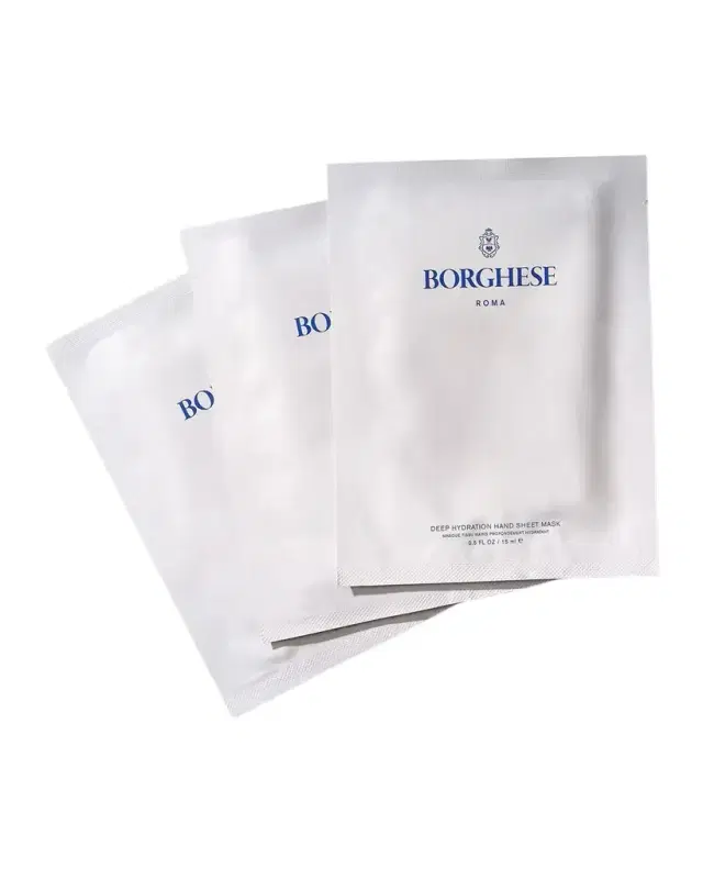 Borghese Deep Hydration Hand Sheet Masks, 0.5 oz.