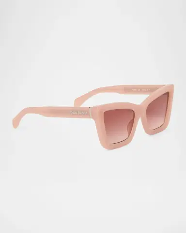 Palm Angels Roseville Acetate Cat-Eye Sunglasses | Thumbnail 2