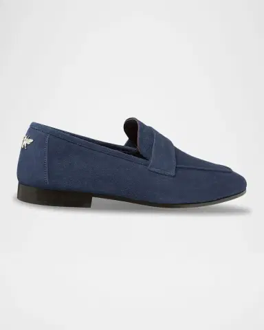 Bougeotte Flaneur Suede Penny Loafers | Thumbnail 2 Bougeotte Flaneur Suede Penny Loafers | Thumbnail 2