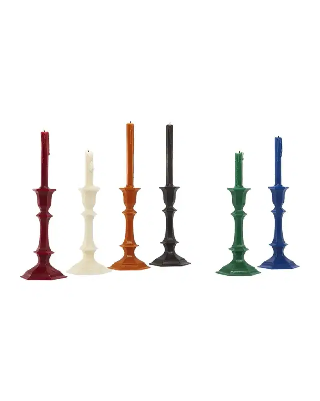Baccarat Harcourt Candlestick Candle, Orange