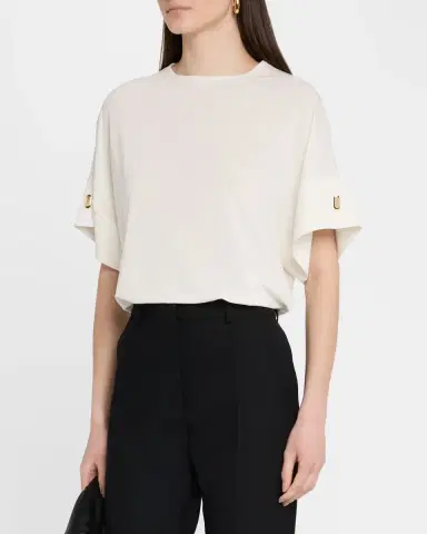Emporio Armani Embellished Crewneck T-Shirt | Thumbnail 4