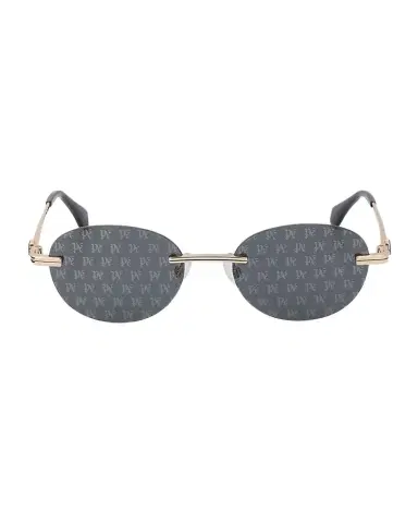 Palm Angels Crystal Metal Oval Sunglasses | Thumbnail 1 Palm Angels Crystal Metal Oval Sunglasses | Thumbnail 1
