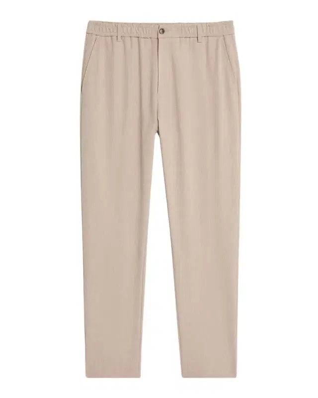Men's Stretch Gabardine Flat-Front Trousers