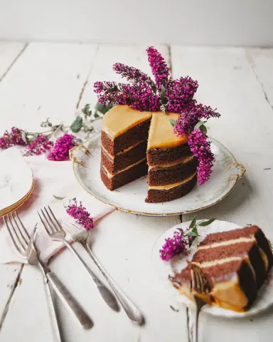 Sweet Laurel Chocolate Caramel Layer Cake, Serves 8 | Thumbnail 3 Sweet Laurel Chocolate Caramel Layer Cake, Serves 8 | Thumbnail 3