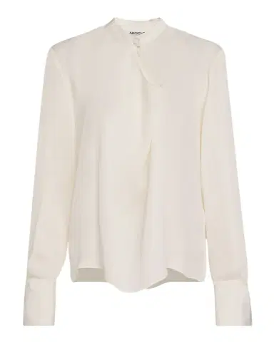 Argent Cutout Silk Double Georgette Blouse | Thumbnail 1 Argent Cutout Silk Double Georgette Blouse | Thumbnail 1