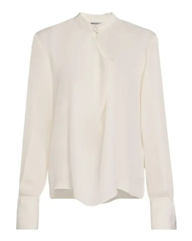 Cutout Silk Double Georgette Blouse