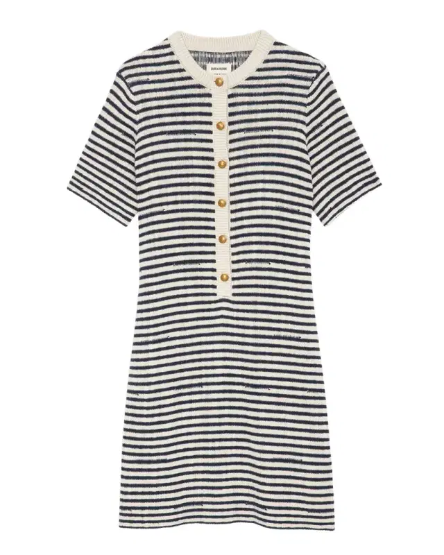 Zadig & Voltaire Tahoe Striped Mini Dress