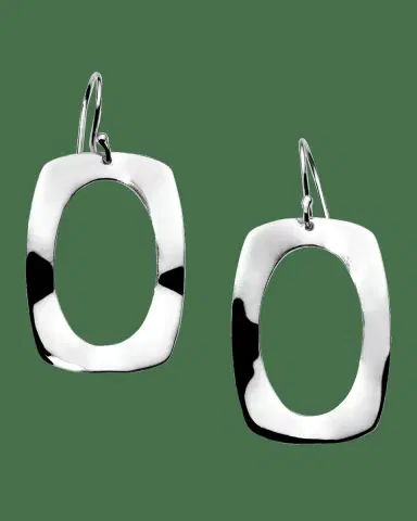 Ippolita 925 Classico Rounded Rectangle Wavy Frame Earrings | Thumbnail 2