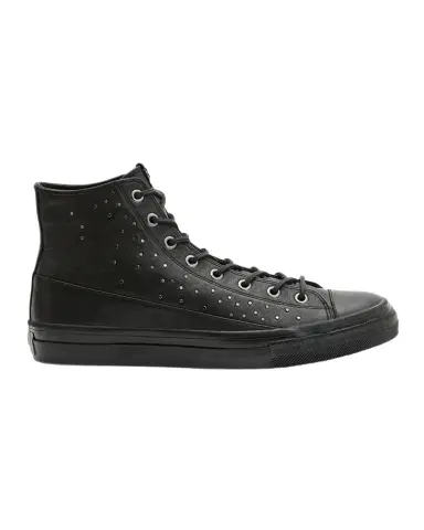 JOHN VARVATOS Men's Vulc Studded Leather Mid-Top Sneakers | Thumbnail 1 JOHN VARVATOS Men's Vulc Studded Leather Mid-Top Sneakers | Thumbnail 1